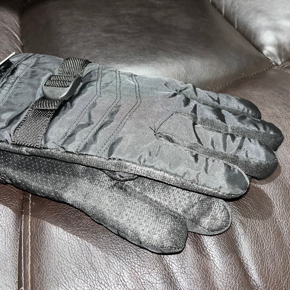 Thermaxx Unisex Black Insulated Fall Winter Adjustable Casual Gloves - Picture 3 of 5